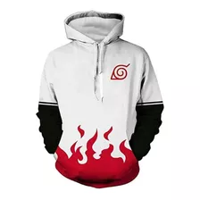 Moletom Blusa Naruto Shippuden Anime Cosplay Hokage Fire Gy