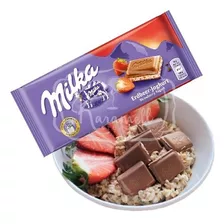 Milka Erdbeer Strawberry - Chocolate & Morango - Importado D