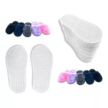 Kit 5 Solado Branco Eva 6mm Pantufa Premium Chinelo Pelúcia