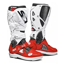 Bota Sidi Crossfire 3 Srs - Branco/vermelho/preto