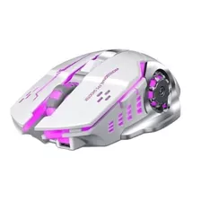 Mouse Recarregável T-wolf Q13 Branco