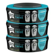 Pack 3 Repuestos Contenedor Pañales Sangenic Twist & Click