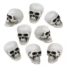 8 Piezas De Calaveras De Halloween Calaveras De Aspecto...