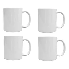 Taza Sublimar X36 Unidades Lisas Color Blanco 325ml