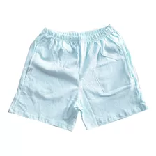 Short De Niños 100% Algodón Con Bolsillos T. Basic