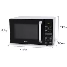 Micro-ondas Branco Midea Led 27l 127v Mxsa27p1