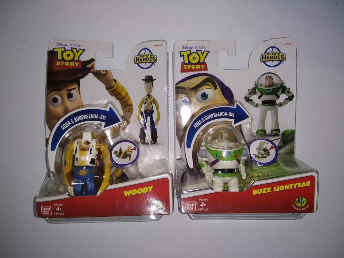 Bandai Dtc Hatch'n Heroes Woody + Buzz Lightyear 