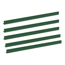 Porta Etiquetas Verde Para Bandeja Gôndolas 92 Cm - Kit 15 