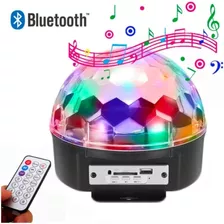 Bola De Disco Led Ritmica Usb Laser + Control + Fm + Mp3