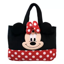 Bolsa De Pelúcia Minnie Mouse Licenciada Disney