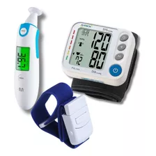 Termometro Digital + Garrote + Medidor De Pressão Arterial
