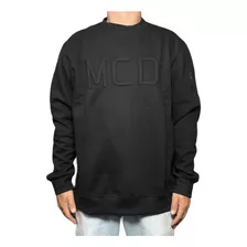 Moletom Mcd Careca Logo Frontal Alto Relevo Com Nota