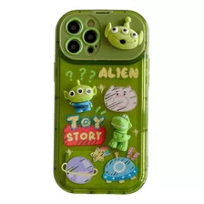 Case Forro Funda iPhone 13, Pro Max, Pro, Alien Toy Story