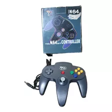 Controle Compativel Nitendo 64 Manete N 64 Jostick Preto