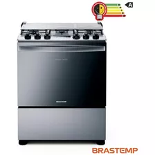 Fogão De Piso Brastemp 5 Bocas Inox - Bfs5gcr