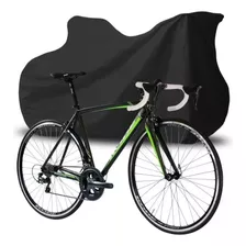 Capa De Bicicleta Couro Ecológico Forrada Preta Anti Uv Top