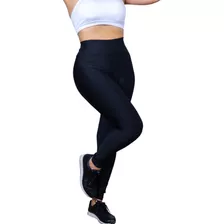 Calça Legging Feminina Cintura Alta 8cm Suplex Academia