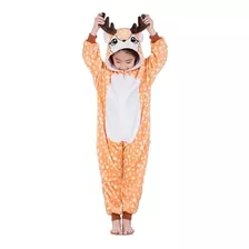  Pijama Y Disfraz Enterito Polar Niña Ciervo Bambi