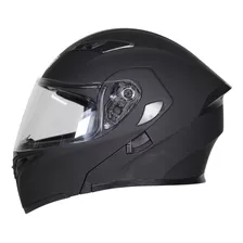 Casco Dot Abatible Negro Mate R7 S, M, L, Xl, 2xl, 3xl