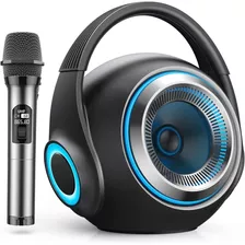 Bocina Con Altavoz Bluetooth Portátil Con Micrófono 