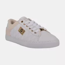 Tenis G By Guess Mujer Blancos Originales Casuales Moda