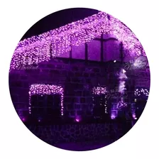 Iluminacion Luz Led Violeta Navideña 9m Fiestas Eventos :: El Rey De La Navidad