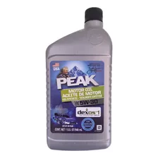 Aceite Para Motor Peak Full Synthetic 5w-30 1/4qt Eeuu Dexos