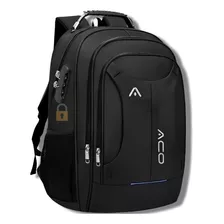 Mochila Escolar Reforçada Cabo De Aço E Usb Bolsa Notebook