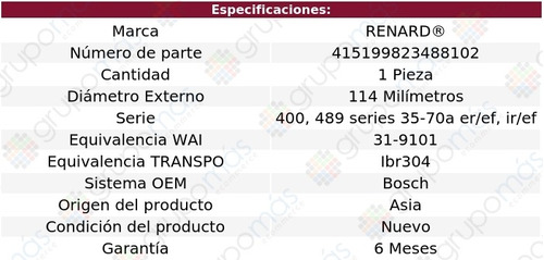 1 Porta Diodos Bosch Peugeot 505 L4 2.5l 85 Al 88 Renard Foto 4