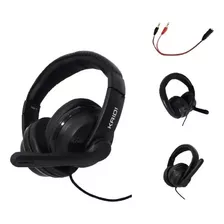 Fone De Ouvido Headset Gamer Pc Microfone Xbox Ps3 Notebook Cor Preto