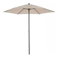 Sombrilla De Playa Metal 230cm Taupe 