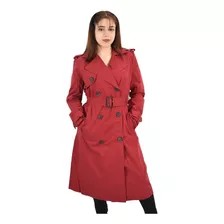 Campera Mujer Piloto Microfibra Impermeable Trench Yd 76213