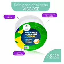 Rolo Lenço Depil Viscose 7,2 Cm X 50 Metros