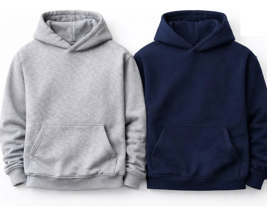 Pack X2 Buzo Camperita Canguro Con Estampa Y Capucha Hombre