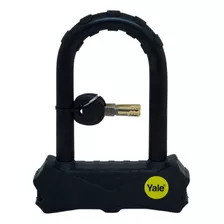 Candado Para Bicicleta En U Anti Segueta Marca Yale Yt185 Color Negro