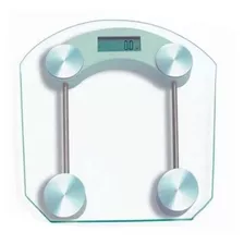 Balança Digital Corporal Base Vidro Até 180kg Banheiro Casa Cor Cristal 0