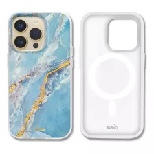 Funda Sonix Para iPhone 14 Pro Mag Marble Blue