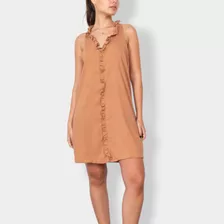 Vestido Elegante Con Detalles Rizados - Perfecto Para Verano