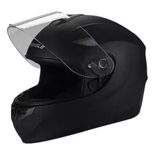 Triangle Matte Black Full Face Helmet Lightweight, Aerodynam