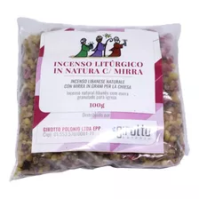 Incenso C/ Mirra P/ Igreja Católica - Olibanum (100g) Fragrância Tradicional