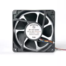 Miniventilador 120x120x38 12 Vdc Nework Corrente Contínua