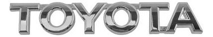 Oem Chrome Tailgate Mounted Toyota Name Plate Emblem For Oab Foto 4