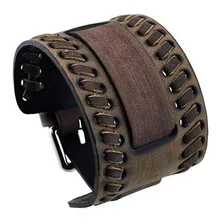 Nemesis Wlbb Banda Ancha De Pulsera De Brazalete De Cuero Ma