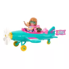 Conjunto De Jogos Barbie Chelsea Airplane Pilot Colorido