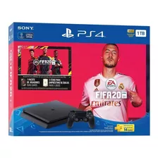 Sony Playstation 4 Slim 1tb Fifa 20/extra Dualshock 4 Controller Cor Preto Onyx