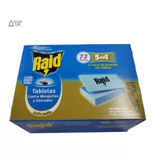 Raid Tabletas Mosquitos Y Zancudos X 72 Un