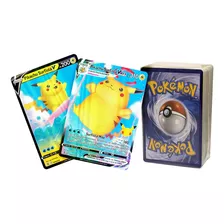 Pokémon Pikachu Surfista Vmax Pikachu V Lote 50 Cartinhas