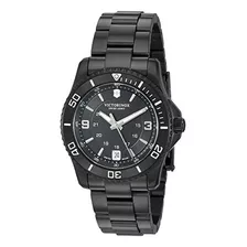 Reloj De Cuarzo Victorinox Maverick Para Mujer Con Set De Ac Color De La Correa Negro Color Del Bisel Negro Color Del Fondo Negro