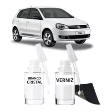 Tinta Tira Risco Automotivo Volkswagen Polo Branco Cristal