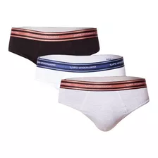 Kit Com 10 Cuecas Am Slip Lupo Underwear - Oferta